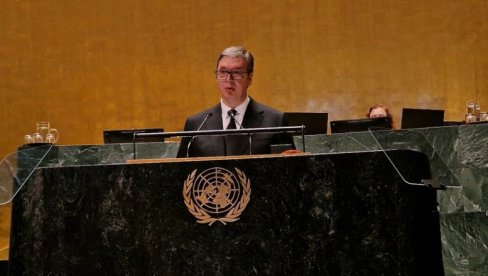 СНИМАК ЦЕЛОГ ГОВОРА ПРЕДСЕДНИКА: Вучић поручио - Гажење Повеље УН у случају Србије претеча проблема са којима је свет данас суочен (ВИДЕО) СНИМАК ЦЕЛОГ ГОВОРА ПРЕДСЕДНИКА: Вучић поручио - Гажење Повеље УН у случају Србије претеча проблема са којима је свет данас суочен (ВИДЕО)