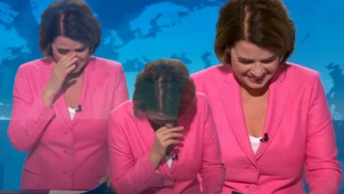 NI VI NEĆETE MOĆI DA ZAUSTAVITE SMEH: Voditeljka doživela napad SMEJANJA usred živog programa (VIDEO) NI VI NEĆETE MOĆI DA ZAUSTAVITE SMEH: Voditeljka doživela napad SMEJANJA usred živog programa (VIDEO)