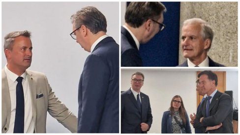 VUČIĆ SA EVROPSKIM LIDERIMA: Važni susreti srpskog predsednika na marginama Samita u Granadi (FOTO) VUČIĆ SA EVROPSKIM LIDERIMA: Važni susreti srpskog predsednika na marginama Samita u Granadi (FOTO)