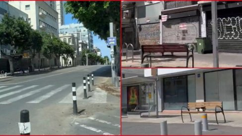 PREKO NOĆI POSTAO GRAD DUHOVA: Jezivi prizori u Tel Avivu, nigde žive duše zbog velike ofanzive Hamasa (VIDEO) PREKO NOĆI POSTAO GRAD DUHOVA: Jezivi prizori u Tel Avivu, nigde žive duše zbog velike ofanzive Hamasa (VIDEO)