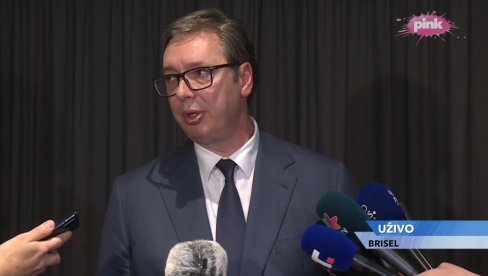 VUČIĆ IZ BRISELA: Srbija ne može da prihvati članstvo tzv. Kosova u UN, niti nezavisnost tzv. Kosova (VIDEO) VUČIĆ IZ BRISELA: Srbija ne može da prihvati članstvo tzv. Kosova u UN, niti nezavisnost tzv. Kosova (VIDEO)