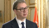 HOĆEMO DA POKAŽEMO DA TAKO MALA ZEMLJA SA MNOGO PROBLEMA MOŽE DA OPSTANE I BORI SE: Obraćanje predsednika Vučića uoči sastanka sa Makronom