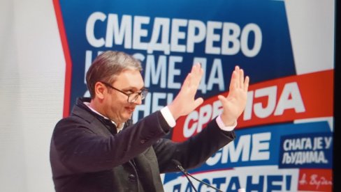 ЗАТО ДОНОСИМО МАМОГРАФЕ И МАГНЕТЕ, ДА ИМАМО ЗДРАВУ ДЕЦУ Вучић: Позивам вас да изађемо на изборе, да кажемо да ми бринемо о Србији ЗАТО ДОНОСИМО МАМОГРАФЕ И МАГНЕТЕ, ДА ИМАМО ЗДРАВУ ДЕЦУ Вучић: Позивам вас да изађемо на изборе, да кажемо да ми бринемо о Србији