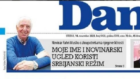 NASTAVLJA SE OPŠTA HAJKA PROTIV VUČIĆEVE MAJKE: Đilasov tabloid Danas dotakao novo dno (FOTO)