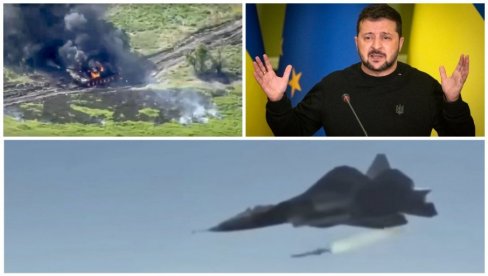 JEDINA RUSKA ESKADRILA SU-57 TERORIŠE UKRAJINU: Seju strah u Kijevu i na Zapadu raketnim udarima po kopnu i vazduhu(VIDEO)