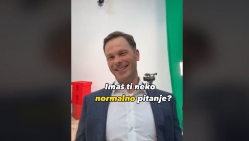 JE L IMAŠ TI NEKO NORMALNO PITANJE? Pogledajte kako smo nasmejali ministra Malog (VIDEO) JE L IMAŠ TI NEKO NORMALNO PITANJE? Pogledajte kako smo nasmejali ministra Malog (VIDEO)
