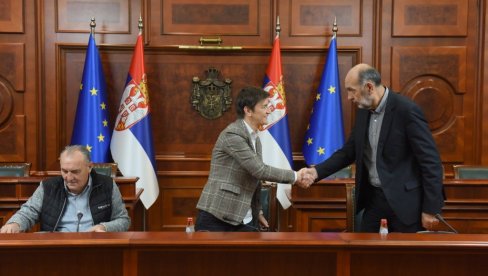 ПОСТИГНУТ СПОРАЗУМ ВЛАДЕ РЕПУБЛИКЕ СРБИЈЕ И СИНДИКАТА: Циљ побољшање и јачање сектора здравства и услова рада свих запослених ПОСТИГНУТ СПОРАЗУМ ВЛАДЕ РЕПУБЛИКЕ СРБИЈЕ И СИНДИКАТА: Циљ побољшање и јачање сектора здравства и услова рада свих запослених