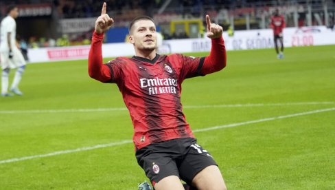 ZNA I UME LUKA JOVIĆ: Srpski napadač postigao gol za Milan, a onda i asistirao (VIDEO)