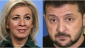 ZELENSKI JE MAJSTOR ŠOU-BIZNISA KOJI LJUDE STAVLJA POD NOŽ Zaharova bez dlake na jeziku: Kakvi sporazumi, to su obični papiri