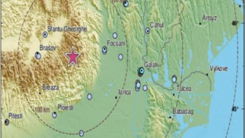 ZEMLJOTRES POGODIO RUMUNIJU: Potres se osetio na dubini od 137,3 kilometra ZEMLJOTRES POGODIO RUMUNIJU: Potres se osetio na dubini od 137,3 kilometra