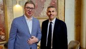 VUČIĆ SA HALDUNOM EL MUBARAKOM: Bilo bi dobro da oni na žrebu dobiju neke druge timove (FOTO)