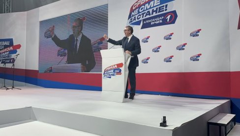 ВУЧИЋ ОДЛУЧНИЈИ НЕГО ИКАДА: Не дамо им да врате Србију у прошлост (ВИДЕО) ВУЧИЋ ОДЛУЧНИЈИ НЕГО ИКАДА: Не дамо им да врате Србију у прошлост (ВИДЕО)