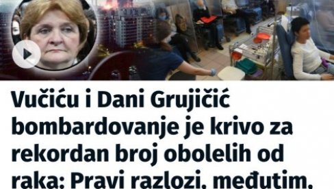 SRAMAN TEKST NA NOVOJ - ŠOLAKOVI MEDIJI BRANE NATO: Bombardovanje nema veze sa kancerom, kao da su nas cvećem gađali!