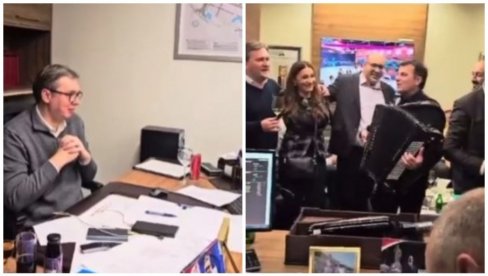 СЛАВЕ ПОБЕДУ КОЈУ ИМ ЈЕ ВУЧИЋ ДОНЕО, А ОН И ДАЉЕ РАДИ: Сузана Васиљевић објавила снимак славља након победе (ВИДЕО) СЛАВЕ ПОБЕДУ КОЈУ ИМ ЈЕ ВУЧИЋ ДОНЕО, А ОН И ДАЉЕ РАДИ: Сузана Васиљевић објавила снимак славља након победе (ВИДЕО)