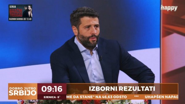 ШАПИЋ О ИЗБОРИМА: Очекивао сам добар резултат у Београду, апелујем и молим све да не дозволимо улазак у анархију