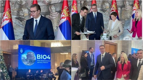 СВЕЧАНО ОБЕЛЕЖЕН ПОЧЕТАК ИЗГРАДЊЕ БИО4 КАМПУСА: Вучић - Не постоји ништа важније од улагања у образовање и будућност наше деце (ВИДЕО) СВЕЧАНО ОБЕЛЕЖЕН ПОЧЕТАК ИЗГРАДЊЕ БИО4 КАМПУСА: Вучић - Не постоји ништа важније од улагања у образовање и будућност наше деце (ВИДЕО)