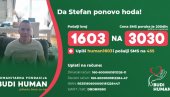 ДА СТЕФАН ПОНОВО ХОДА: Пошаљи 1603 на 3030 или уплати помоћ на ове рачуне