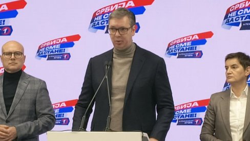 GLEDAMO KAKO DA IDEMO NAPRED: Vučić najavio formiranje Vlade do kraja februara GLEDAMO KAKO DA IDEMO NAPRED: Vučić najavio formiranje Vlade do kraja februara