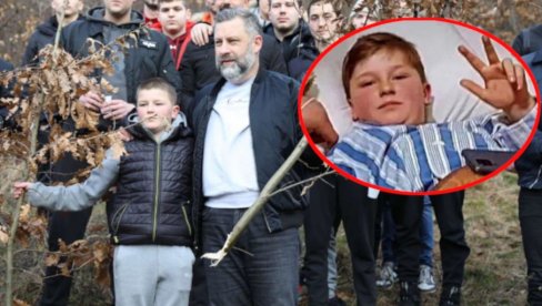 NE BOJE SE KURTIJEVOG TERORA: Stefan (12) i Miloš (21) iz Štrpca koji su ranjeni na današni dan ponovo otišli po badnjak (FOTO) NE BOJE SE KURTIJEVOG TERORA: Stefan (12) i Miloš (21) iz Štrpca koji su ranjeni na današni dan ponovo otišli po badnjak (FOTO)
