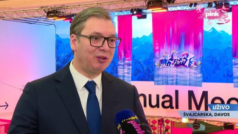 SRBIJA BI TREBALO DA DOBIJE ZNAČAJNU PODRŠKU EU: Vučić o Davosu, susretima tokom Svetskog ekonomskog foruma