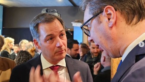 ВУЧИЋ И ДЕ КРО У ДАВОСУ: Билатерални односи и пут србије ка ЕУ ВУЧИЋ И ДЕ КРО У ДАВОСУ: Билатерални односи и пут србије ка ЕУ