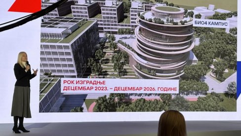 БЕГОВИЋ: БИО4 Кампус резултат стратешког деловања,биће завршен до децембра 2026. БЕГОВИЋ: БИО4 Кампус резултат стратешког деловања,биће завршен до децембра 2026.