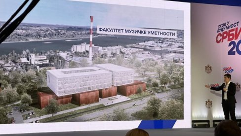 БРНАБИЋ: До 2027. имаћемо Факултет музичке уметности и додатни анекс Факултета ликовних уметности и примењене уметности