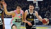 PARTIZAN SE MUČIO, ALI SLAVIO: Trujumf crno-velih protiv Mege u polufinalu KLS