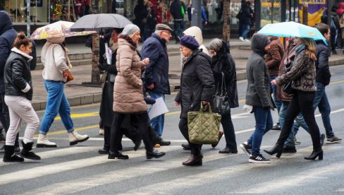 KIŠA, SUNCE I SNEG SA OLUJNIM VETROM: Vremenska prognoza za utorak, 13. februar