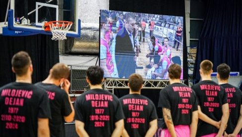 EMOTIVNO: Mega i Budućnost se oprostili od Dejana Milojevića (FOTO) EMOTIVNO: Mega i Budućnost se oprostili od Dejana Milojevića (FOTO)