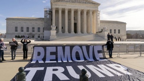 SUD VAGA TRAMPOVU KANDIDATURU: Vrhovni sud SAD razmatra da li lider republikanaca treba da ostane na glasačkom listiću u Koloradu SUD VAGA TRAMPOVU KANDIDATURU: Vrhovni sud SAD razmatra da li lider republikanaca treba da ostane na glasačkom listiću u Koloradu