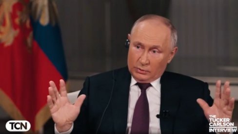 SVESNI SU PUTINOVIH PORUKA Peskov stavio tačku na naglabanja - Intervju Karlsonu upućen širokoj publici na Zapadu, ne vlastima SVESNI SU PUTINOVIH PORUKA Peskov stavio tačku na naglabanja - Intervju Karlsonu upućen širokoj publici na Zapadu, ne vlastima