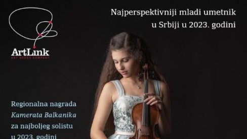 KONCERT VIOLINISTKINJE LANE ZORJAN: Talentovana Novosađanka večeras u Narodnom muzeju u Beogradu