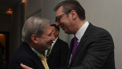 SUSRET VUČIĆA I HANA: Evo o čemu su razgovarali predsednik i evropski komesar za budžetska pitanja (FOTO) SUSRET VUČIĆA I HANA: Evo o čemu su razgovarali predsednik i evropski komesar za budžetska pitanja (FOTO)