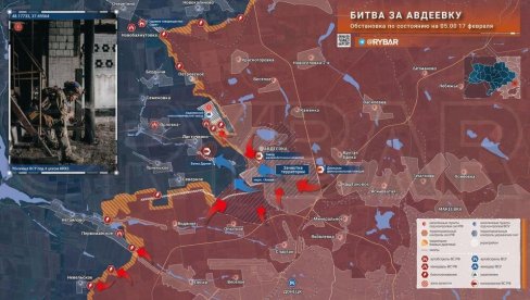 UKRAJINA PREDALA AVDEJEVKU: Sirski izdao naređenje - vojska se povlači iz grada UKRAJINA PREDALA AVDEJEVKU: Sirski izdao naređenje - vojska se povlači iz grada