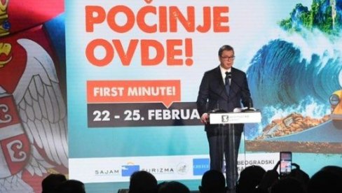 ДОБРОДОШЛИ У СРБИЈУ Вучић поручио: Људе који дођу отвореног срца увек дочека величанствена добродошлица (ФОТО) ДОБРОДОШЛИ У СРБИЈУ Вучић поручио: Људе који дођу отвореног срца увек дочека величанствена добродошлица (ФОТО)