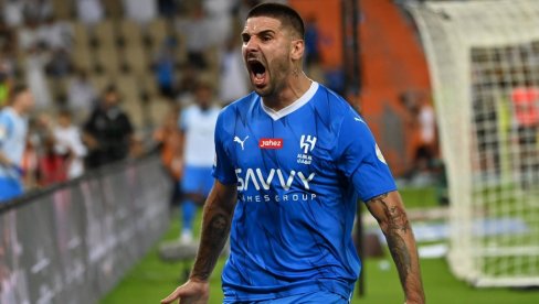 MITROVIĆ TRASIRA PUT AL HILALA KA TRIPLETI: Nova žrtva najboljeg strelca u istoriji naše reprezentacije su tigrovi iz DŽede