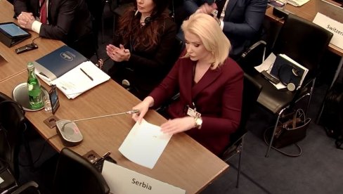 SANDRA BOŽIĆ U SKUPŠTINI OEBS-A: Najrigoroznije praćeni izbori u istoriji, opozicija unapred rekla da neće priznati rezultate SANDRA BOŽIĆ U SKUPŠTINI OEBS-A: Najrigoroznije praćeni izbori u istoriji, opozicija unapred rekla da neće priznati rezultate