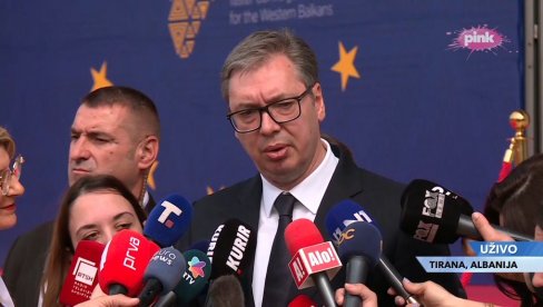 ВУЧИЋ О ПУТИНОВОМ ОБРАЋАЊУ: То је велико појачање за руску војску, нигде ништа нуклеарно нисам чуо ВУЧИЋ О ПУТИНОВОМ ОБРАЋАЊУ: То је велико појачање за руску војску, нигде ништа нуклеарно нисам чуо