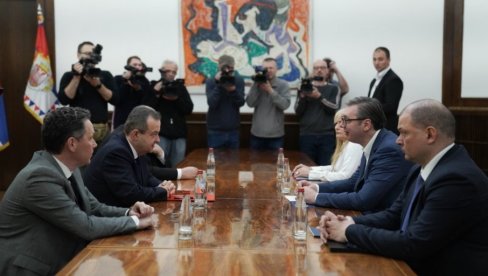 DAČIĆ ZAVRŠIO KONSULTACIJE SA VUČIĆEM: Spremni smo za nastavak saradnje DAČIĆ ZAVRŠIO KONSULTACIJE SA VUČIĆEM: Spremni smo za nastavak saradnje