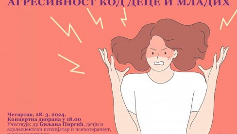 U SMEDEREVU VEČERAS TRIBINA O AGRESIJI KOD DECE: Kako prepoznati destruktivnost kod dece U SMEDEREVU VEČERAS TRIBINA O AGRESIJI KOD DECE: Kako prepoznati destruktivnost kod dece
