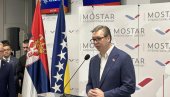 VUČIĆ SE OBRATIO NA CEREMONIJI: Važan događaj za Mostar i Beograd, BiH i Srbiju i povezivanje svih naših naroda (FOTO/VIDEO)