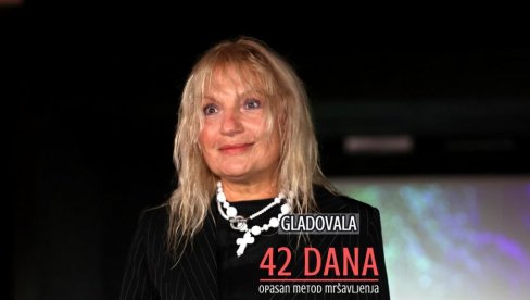 VIDITE KAKO IZGLEDA POSLE 42 DANA GLADOVANJA: Vesna de Vinča mršavila na OPASAN način - sve je počelo još na RATIŠTU