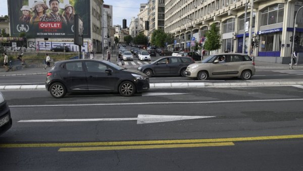 СА БРАНКОВОГ САМО ПРАВО: Уведена нова саобраћајна правила у центру Београда (ФОТО)