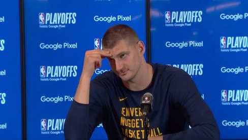 A MOŽDA SMO MI TO SVE LAŽIRALI! Nikola Jokić driblao američke novinare kao nikada pre posle eliminacije Lejkersa iz NBA plej-ofa