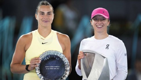 KAKAV MEČ U MADRIDU: Švjontek i Sabalenka odigrale spektakularno finale