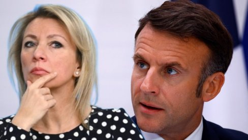 MAKRON TVRDI DA FRANCUSKA NIJE U RATU SA RUSIJOM: Zaharova žustro odgovorila - U kakvom li je on stanju?