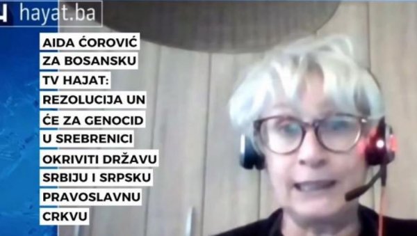 АИДА ЋОРОВИЋ ОТКРИЛА ПРОТИВ ЧЕГА СЕ ТО ВУЧИЋ БОРИ КАО ЛАВ: Резолуција УН ће за геноцид у Сребреници окривити државу Србију и СПЦ (ВИДЕО)