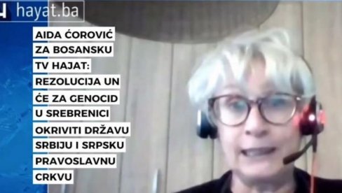 AIDA ĆOROVIĆ OTKRILA PROTIV ČEGA SE TO VUČIĆ BORI KAO LAV: Rezolucija UN će za genocid u Srebrenici okriviti državu Srbiju i SPC (VIDEO)