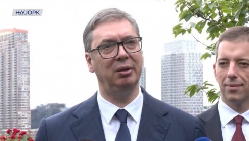 VUČIĆ SE OBRAĆA IZ NJUJORKA (VIDEO)